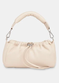 Beige Benny Drawstring Shoulder Bag