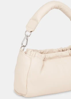 Beige Benny Drawstring Shoulder Bag