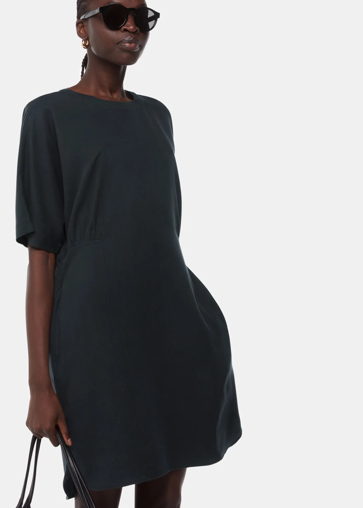 Black Alexandra Shift Dress