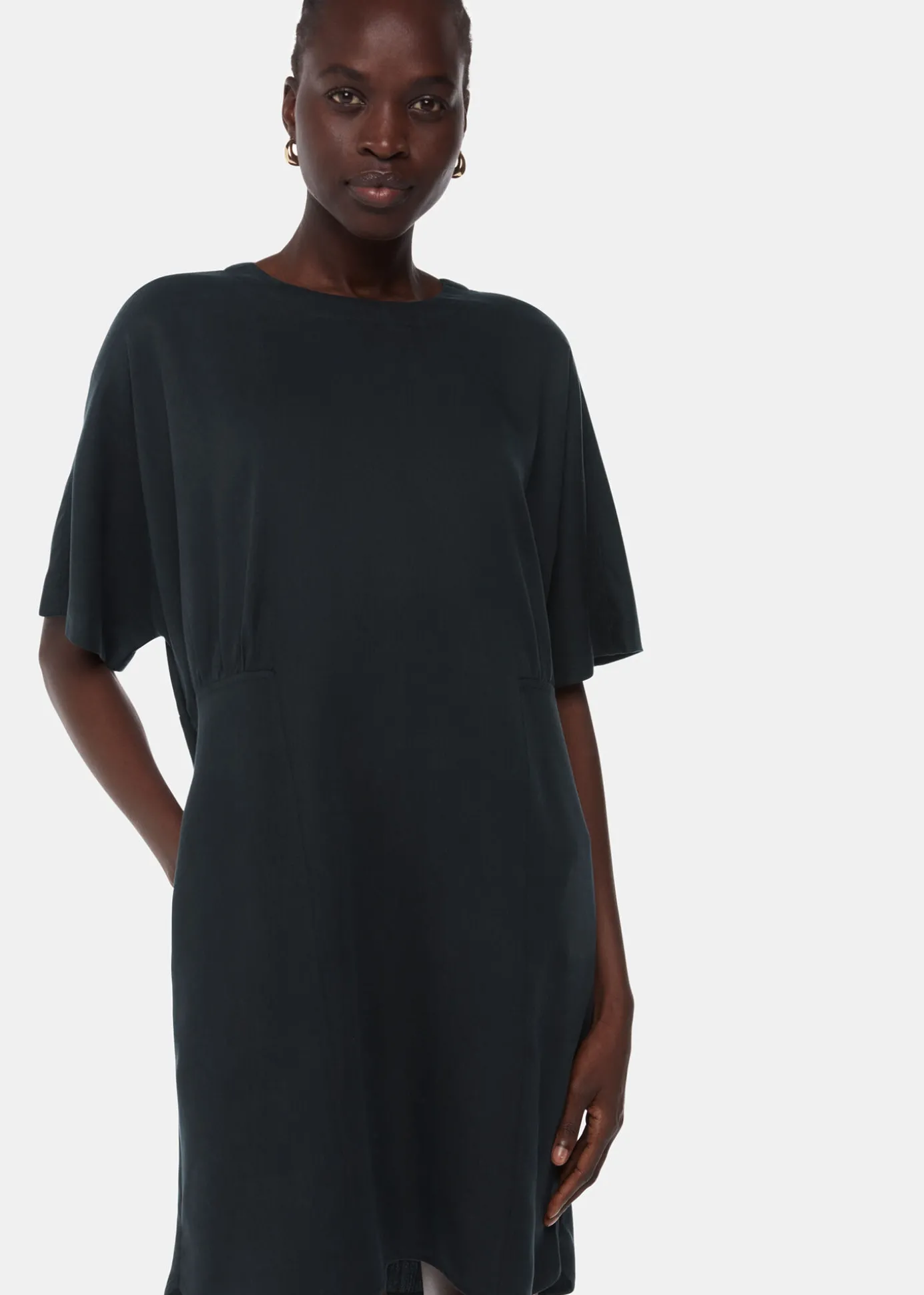Black Alexandra Shift Dress