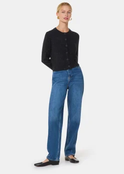 Black Annie Sparkle Cardigan