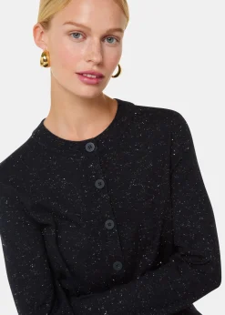 Black Annie Sparkle Cardigan