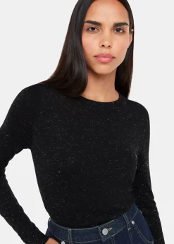 Black Annie Sparkle Crew Neck