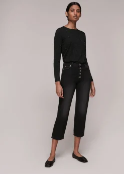 Black Annie Sparkle Knit