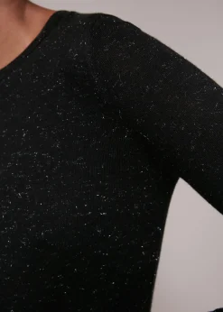 Black Annie Sparkle Knit