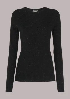 Black Annie Sparkle Knit