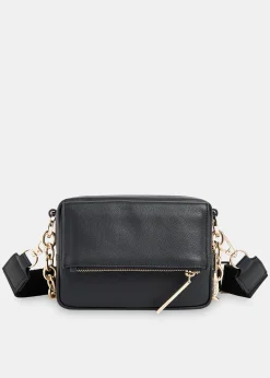 Black Bibi Chain Crossbody Bag