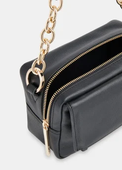 Black Bibi Chain Crossbody Bag
