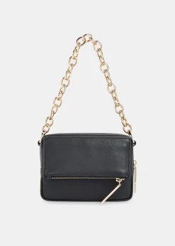 Black Bibi Chain Crossbody Bag