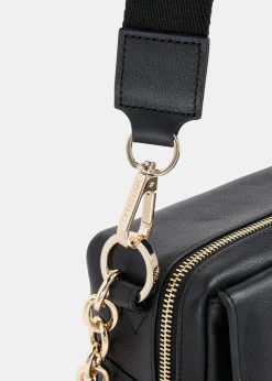 Black Bibi Chain Crossbody Bag