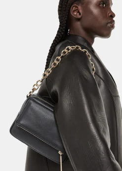 Black Bibi Chain Crossbody Bag