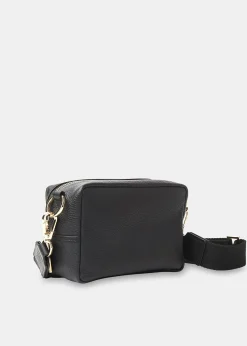 Black Bibi Leopard Crossbody Bag