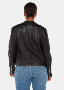 Black Black Agnes Leather Jacket