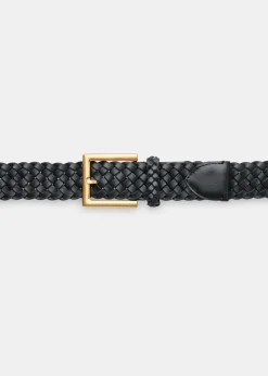 Black Braided Belt