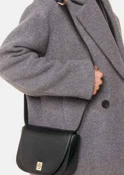 Black Carlota Turnlock Satchel