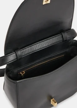 Black Carlota Turnlock Satchel