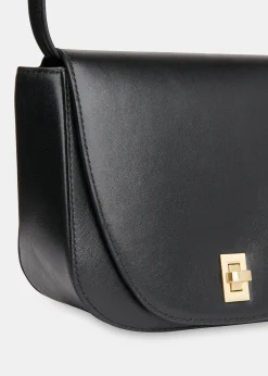 Black Carlota Turnlock Satchel