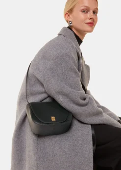 Black Carlota Turnlock Satchel