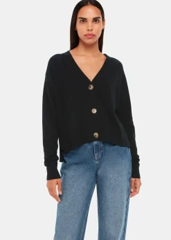 Black Cashmere Cardigan