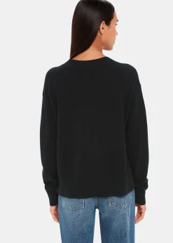 Black Cashmere Cardigan