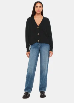Black Cashmere Cardigan