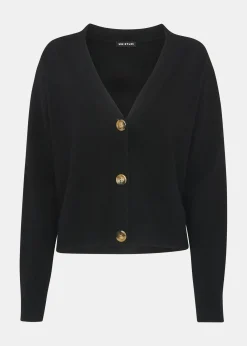 Black Cashmere Cardigan