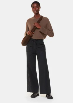 Black Charlie Drawstring Pant