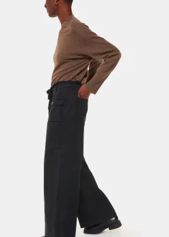 Black Charlie Drawstring Pant
