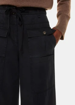 Black Charlie Drawstring Pant