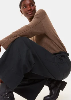 Black Charlie Drawstring Pant