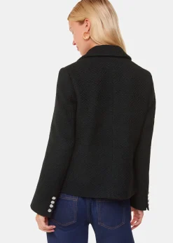 Black Classic Textured Jacket