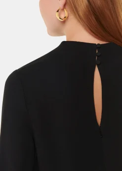 Black Cleo Shift Dress
