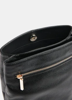 Black Dion Bucket Bag