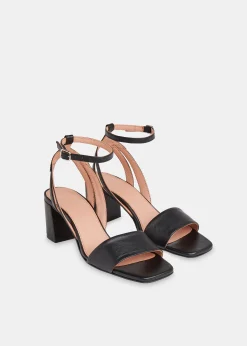 Black Eden Block Heel Sandal