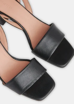 Black Eden Block Heel Sandal