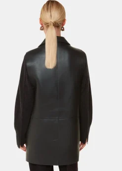 Black Edna Clean Bonded Waistcoat