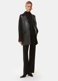 Black Edna Clean Bonded Waistcoat