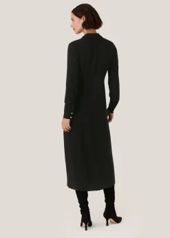Black Elena Shirt Dress
