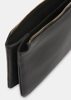 Black Elita Double Pouch Clutch