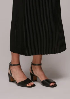 Black Emerson Block Heel Sandal