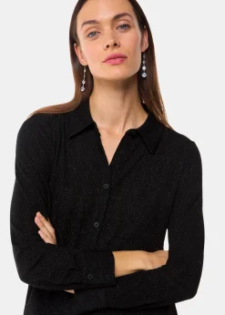 Black Eva Sparkle Shirt
