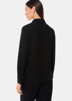 Black Eva Sparkle Shirt