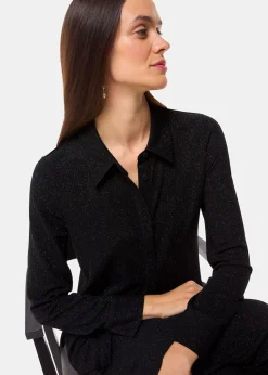 Black Eva Sparkle Shirt