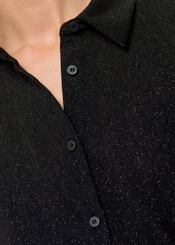 Black Eva Sparkle Shirt