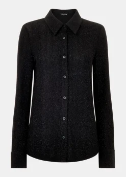 Black Eva Sparkle Shirt