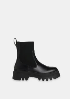 Black Hatton Chunky Chelsea Boot