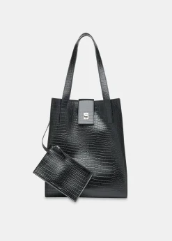Black Inara Turn Lock Bag