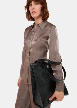 Black Inara Turn Lock Bag