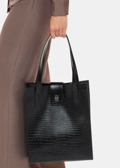 Black Inara Turn Lock Bag