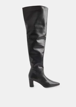 Black Inessa Over The Knee Boot